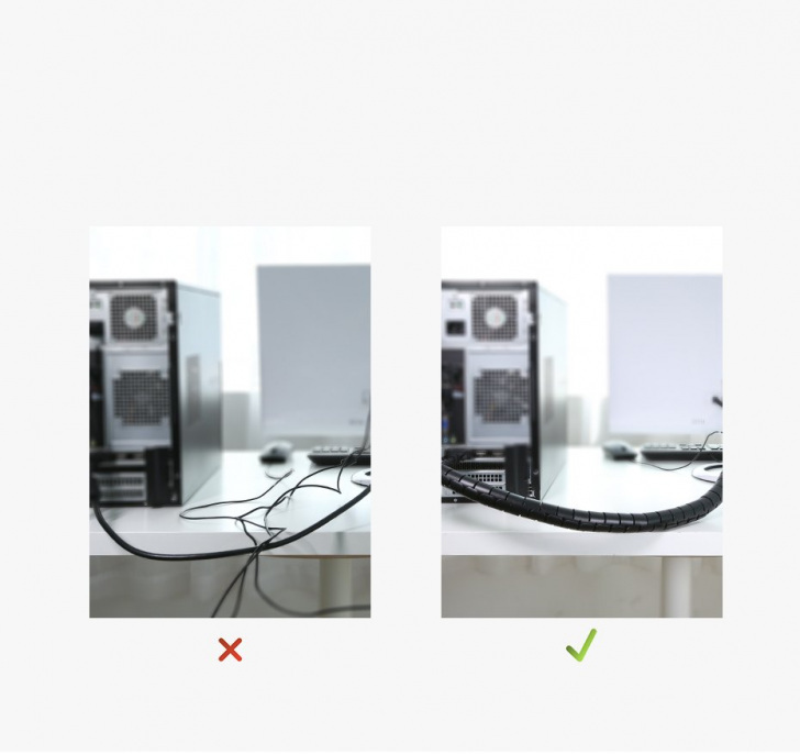 Pol Pl Ugreen Maskownica Organizer Do Kabli 1 5m Czarny 30818 57451