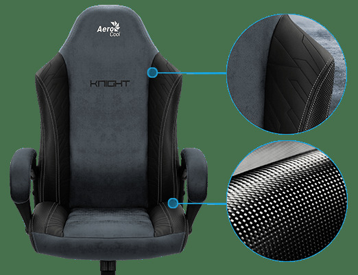 Knight Lite Gaming Chair Feature Highlights 600x400