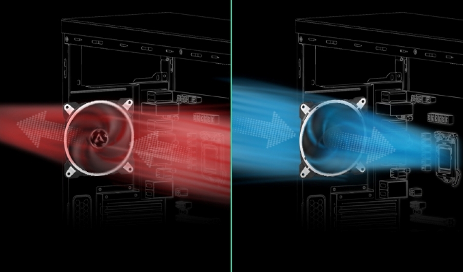 Arctic Bionix P120 Pwm Pst Bialo Czarny Wentylacja