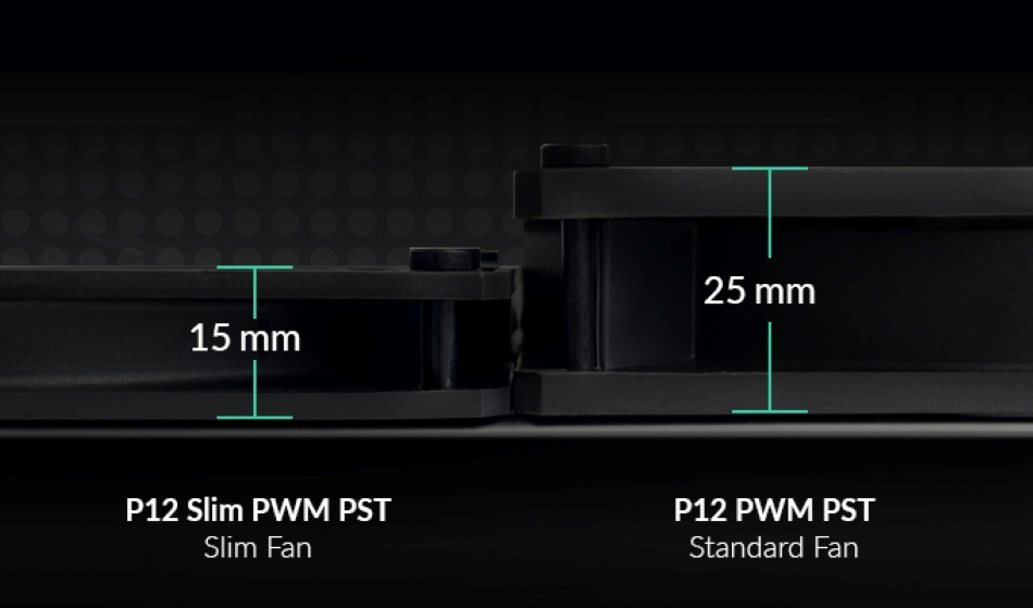 Arctic P12 Slim Pwm Pst Grubosc