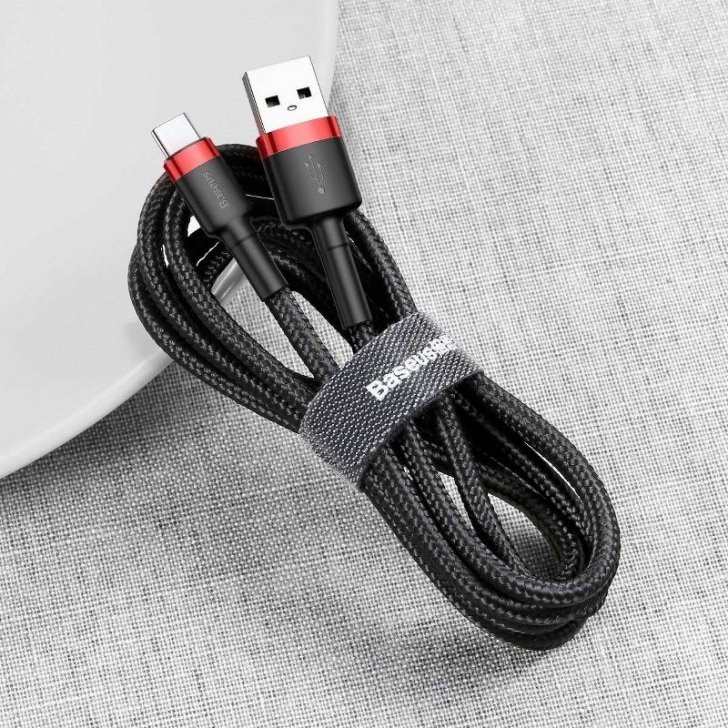 Pol Pl Kabel Usb Do Usb C Baseus Cafule 2a 3m Czerwono Czarny 16607 4