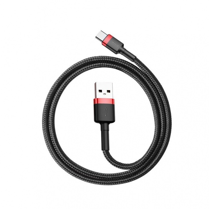 Pol Pl Kabel Usb Do Usb C Baseus Cafule 2a 3m Czerwono Czarny 16607 7