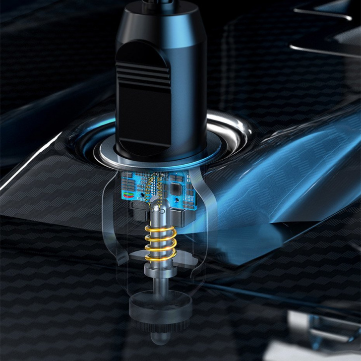 Pol Pl Baseus Mini Kompresor Samochodowy Pompka Do Kol Na Gniazdo Zapalniczki Czarny Crcqb01 01 51811