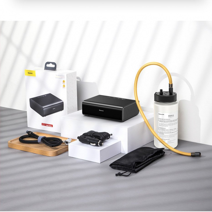 Pol Pl Baseus Mini Kompresor Samochodowy Pompka Do Kol Na Gniazdo Zapalniczki Czarny Crcqb01 01 51811