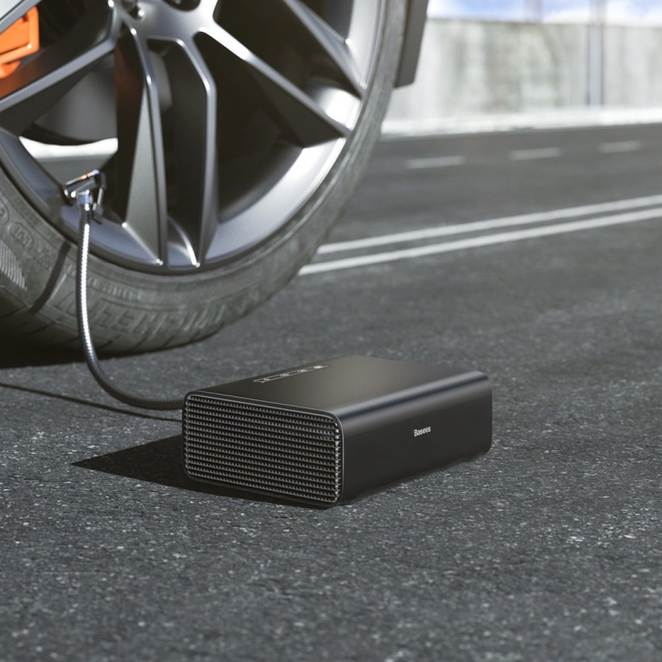 Pol Pl Baseus Mini Kompresor Samochodowy Pompka Do Kol Na Gniazdo Zapalniczki Czarny Crcqb01 01 51811 6