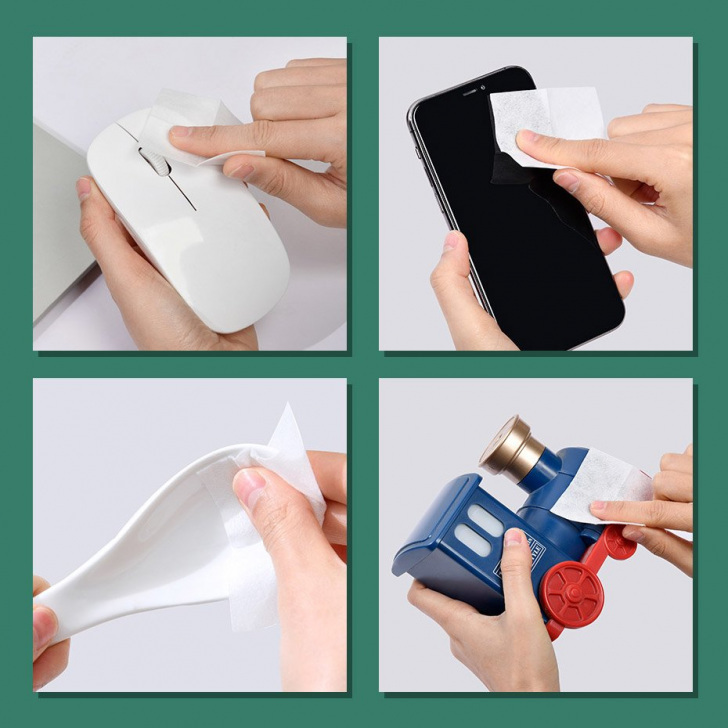 Pol Pl Baseus Chusteczki Sciereczki Nasaczone Alkoholem 75 Czyszczace 220 Sztuk Acmp B02 58642