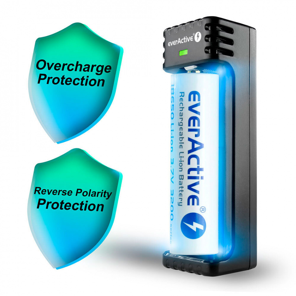 Ladowarka Do Akumulatorkow Cylindrycznych Li Ion Everactive Lc 100 2