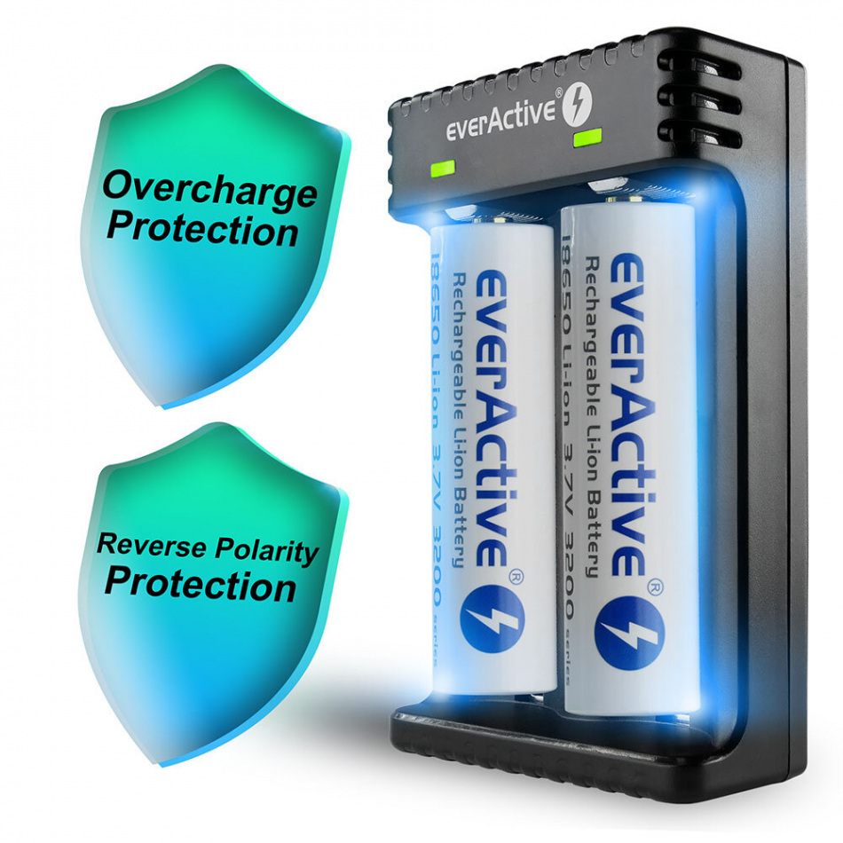 Ladowarka Do Akumulatorkow Cylindrycznych Li Ion Everactive Lc