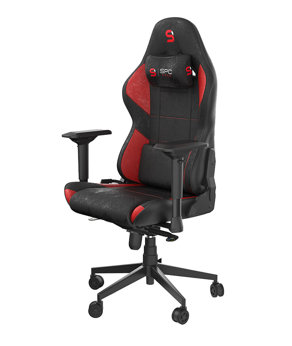 Fotel Spc Gear Sr600 Czerwony Przod3