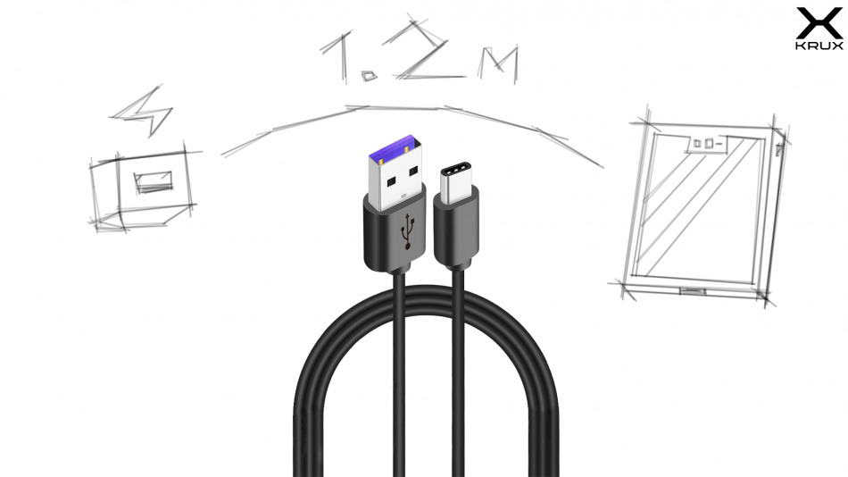 Krx0054 Krux Usb C Cable 120cm Hero