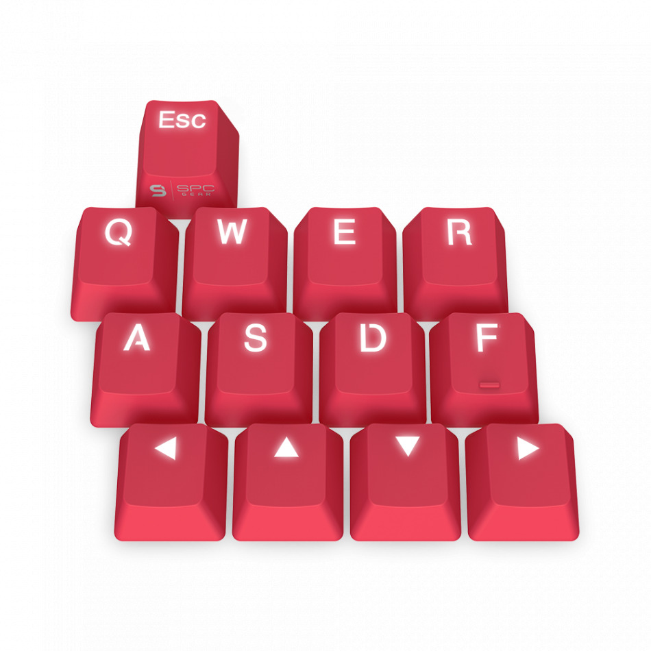 Spg039 Spcgear Kc13 Crimson Dbl Shot Pbt 01 Bgblack