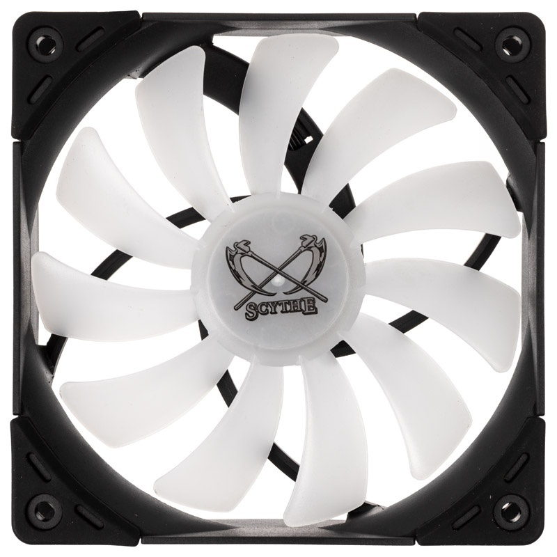 Scythe Kaze Flex 120 Argb Pwm Fan 300 1200u Min 120mm Black Lusy 137 76194 3