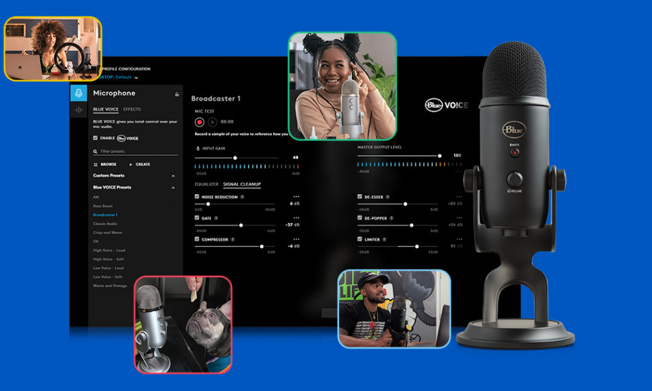Blue Voice Module Desktop