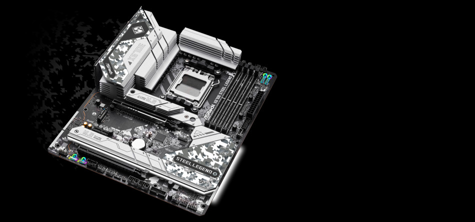 Polyrgbled X670e Steel Legend