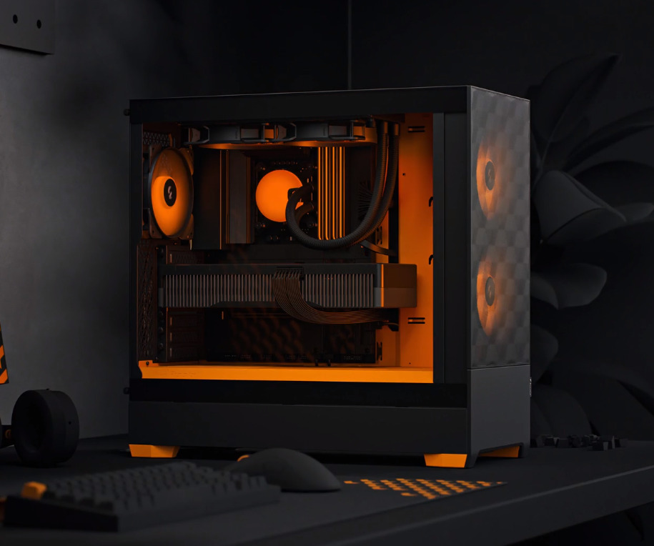 Fractal Design Pop Air Rgb Orange Core Tg