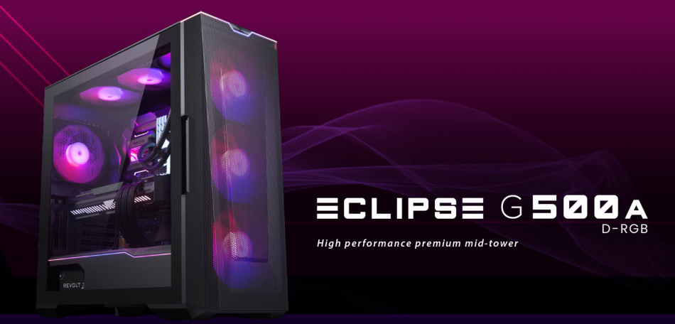 Phanteks Eclipse G500a Ph Ec500ga Dbk01a