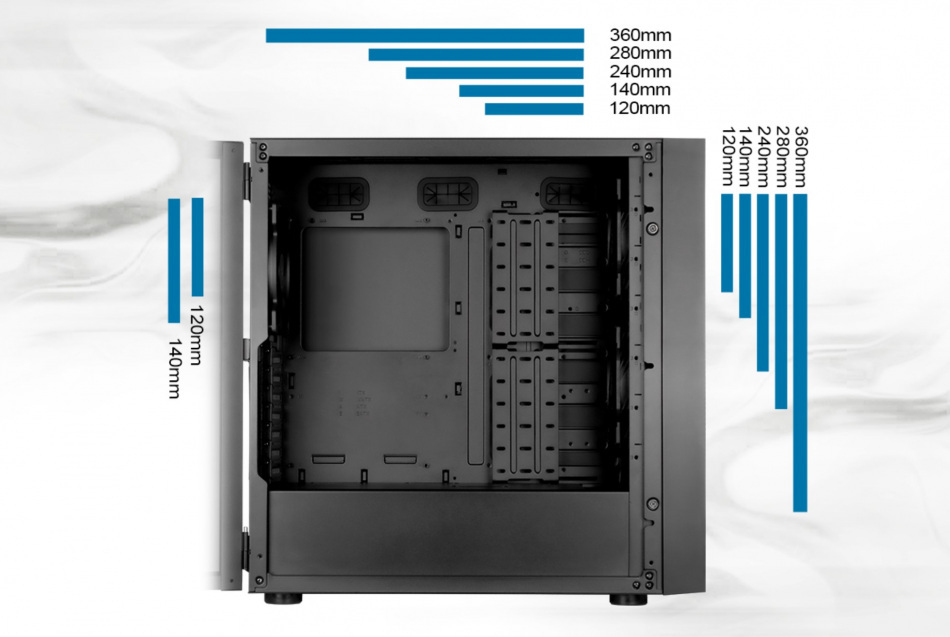 Silverstone Seta H1 Radiatory