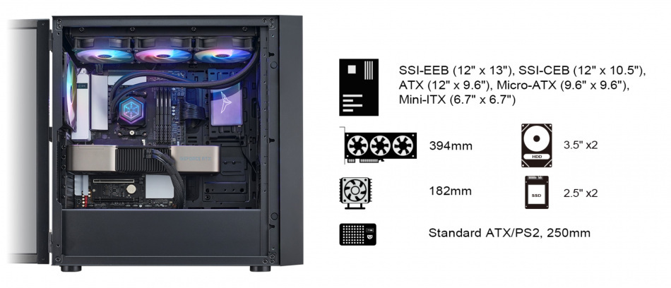 Silverstone Seta H1 Specyfikacja