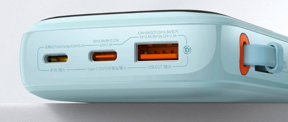 Baseus Qpow Pro 10000 20w Niebieski