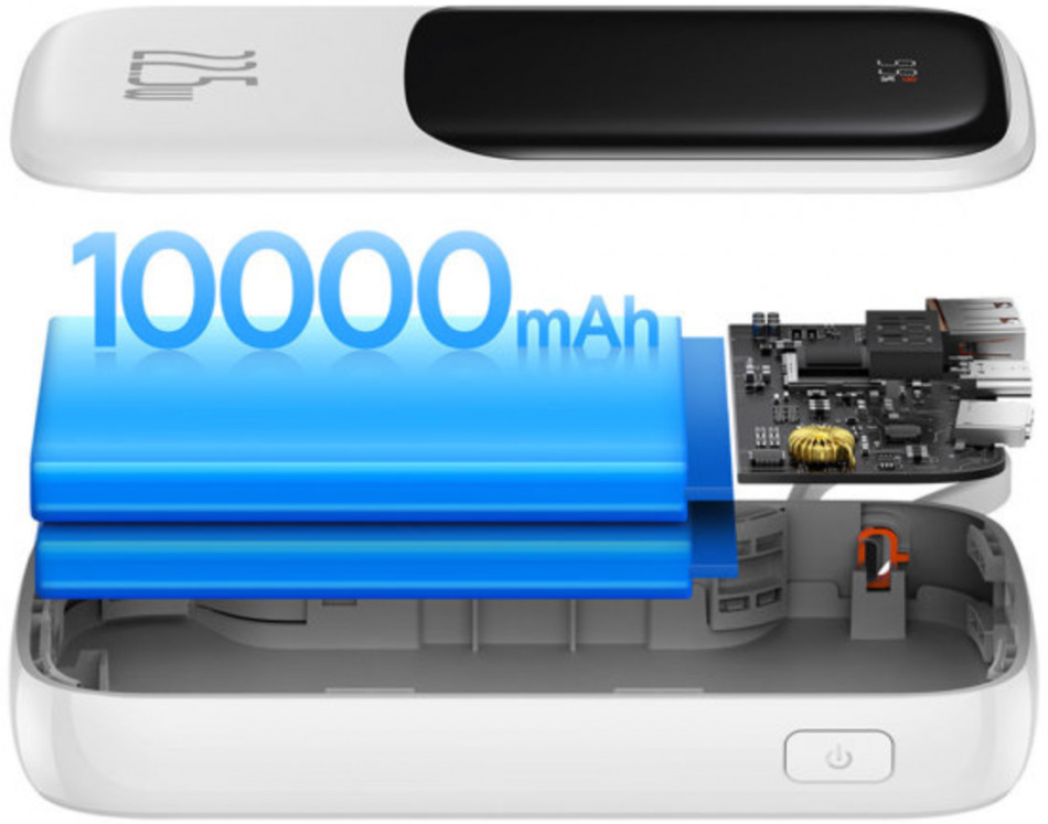 Baseus Qpow Pro 10000mah 22 5 Bialy