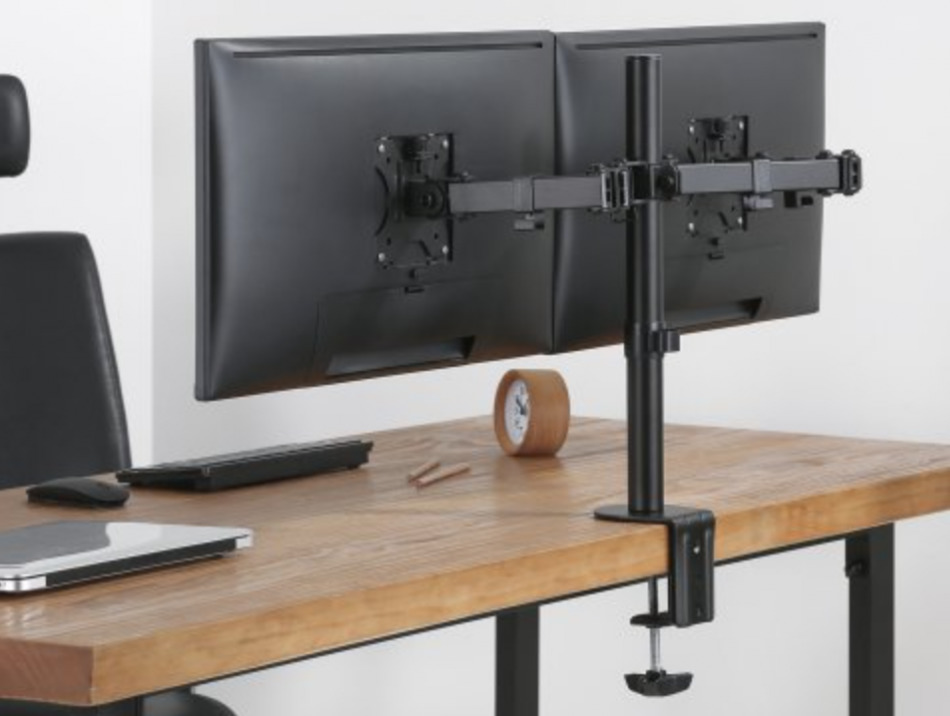 Uchwyt Biurkowy 2 Monitory Maclean Mc 884