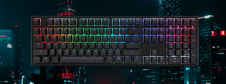 Ducky One 2 Backlit Pbt Mx Black Rgb
