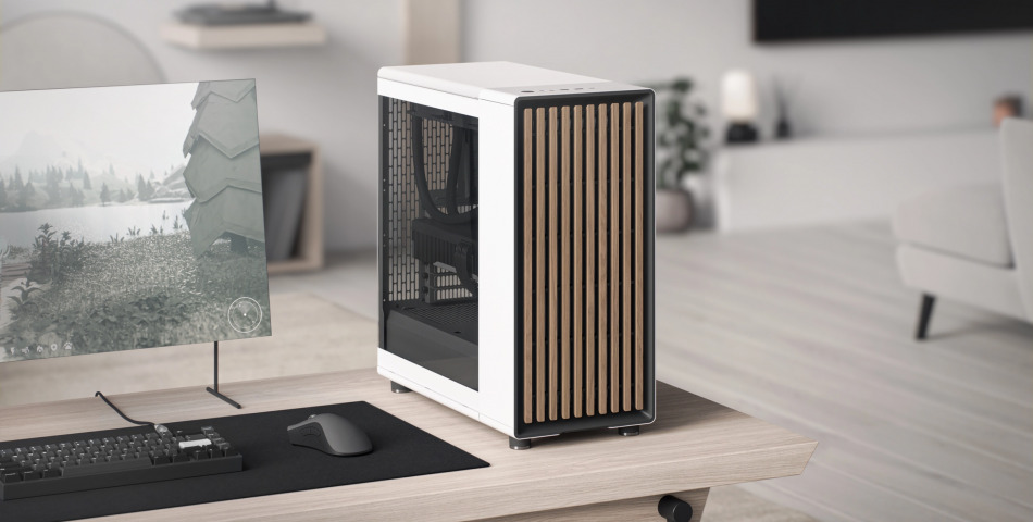 Fractal Design North Chalk White Tg