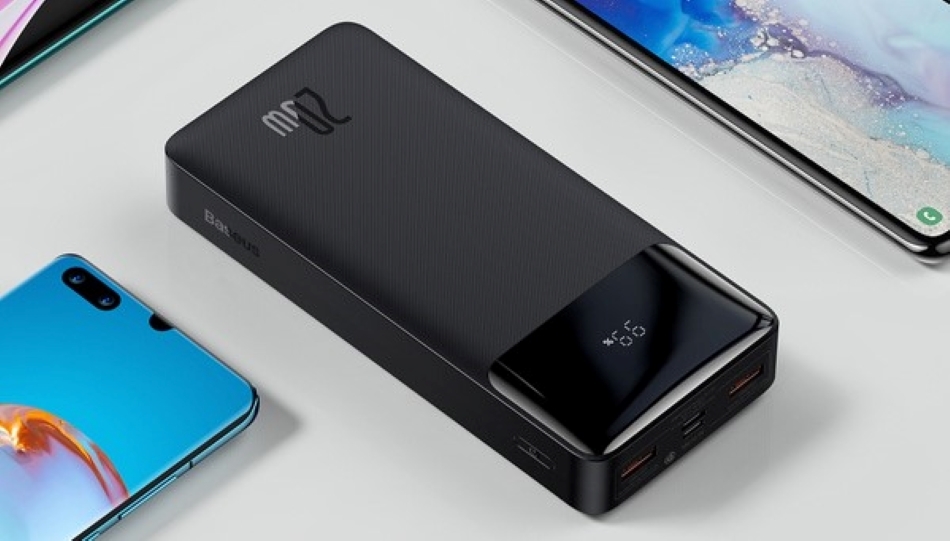 Baseus Bipow 20000mah Czarny