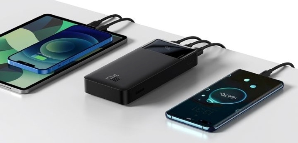 Baseus Bipow 20000mah Czarny