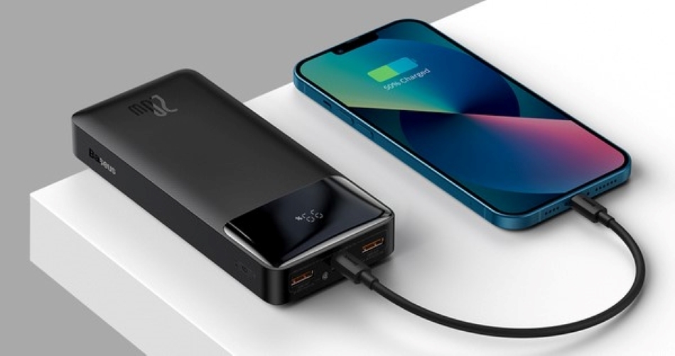 Baseus Bipow 20000mah Czarny