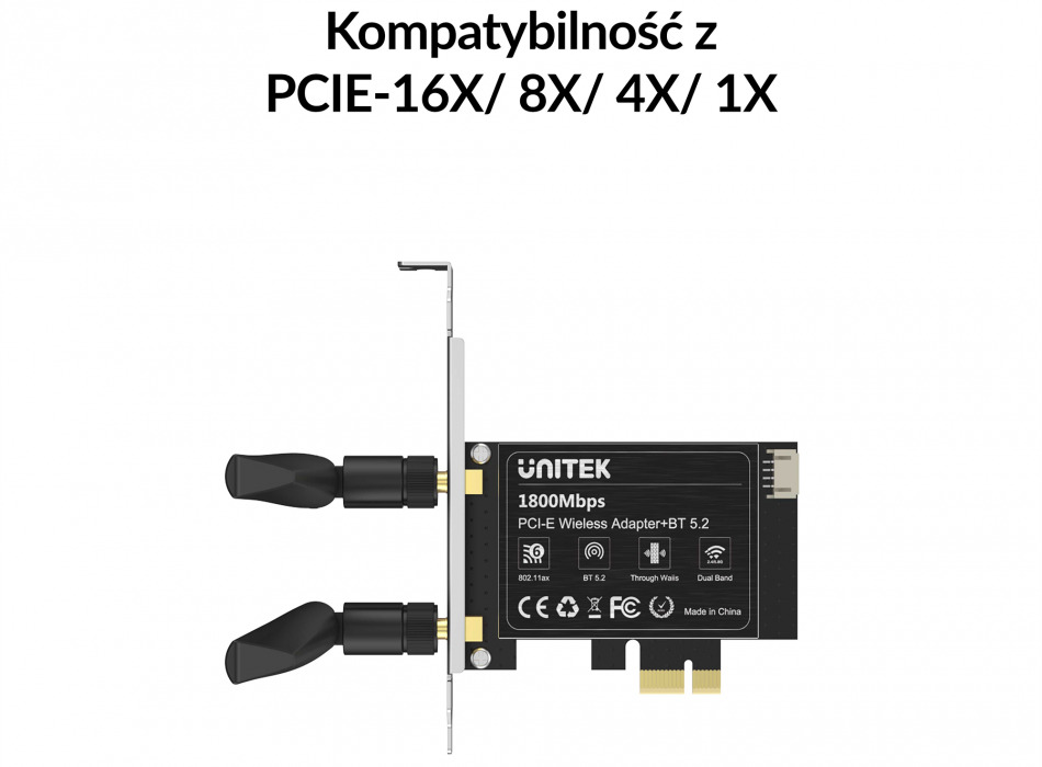 Karta Sieciowa Unitek Wifi T034a