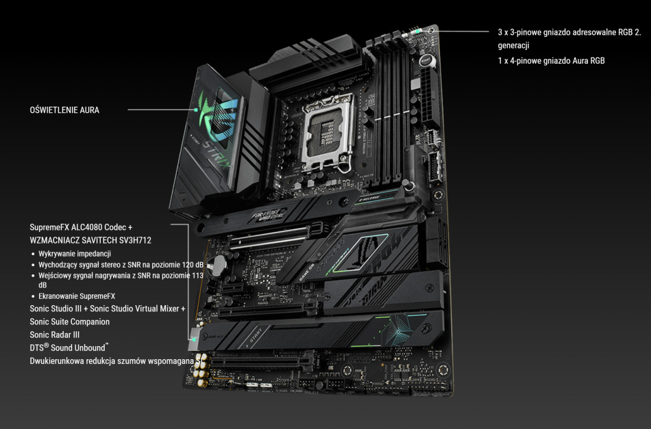 Asus Rog Strix Z790 F Gaming Wifi Ddr5 Lga1700 Rgb