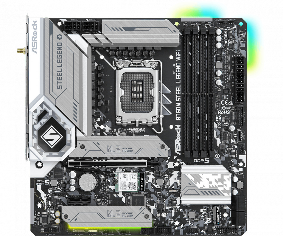 Asrock B760m Steel Legend Wifi 3