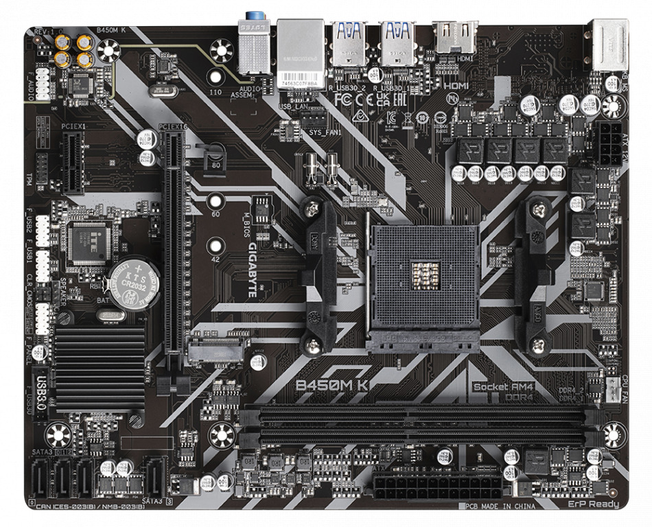 Gigabyte B450m K