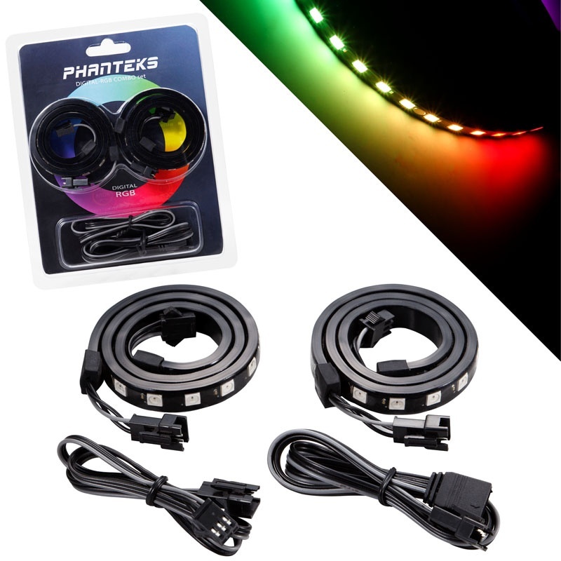 Phanteks Digital Rgb Combo Set Incl 2x Led Strip Mols 141 67150 1
