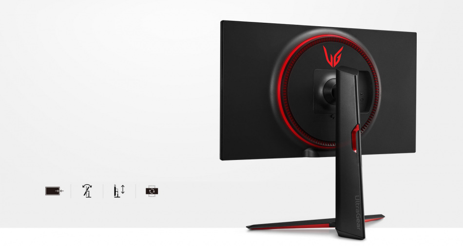 Mnt 27gn850 11 Ergonomic Design D