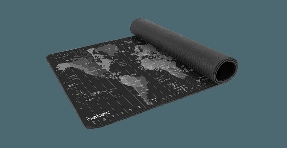 Natec Time Zone Map Maxi