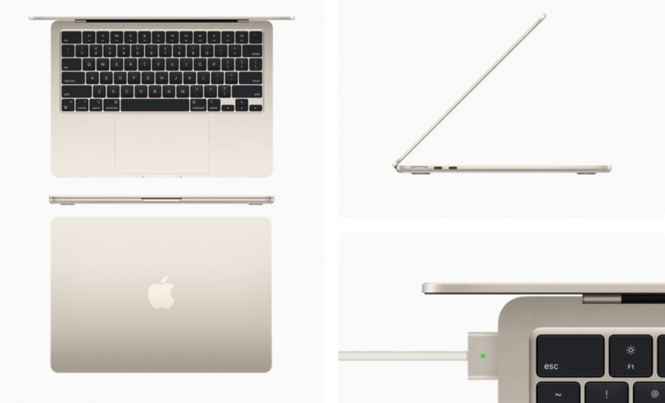 Macbook Air M2 Starlight Galeria