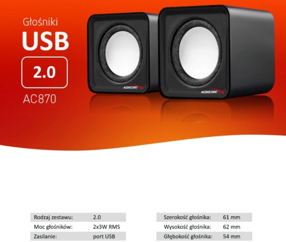 Audiocore Ac870 B Silver Black 8