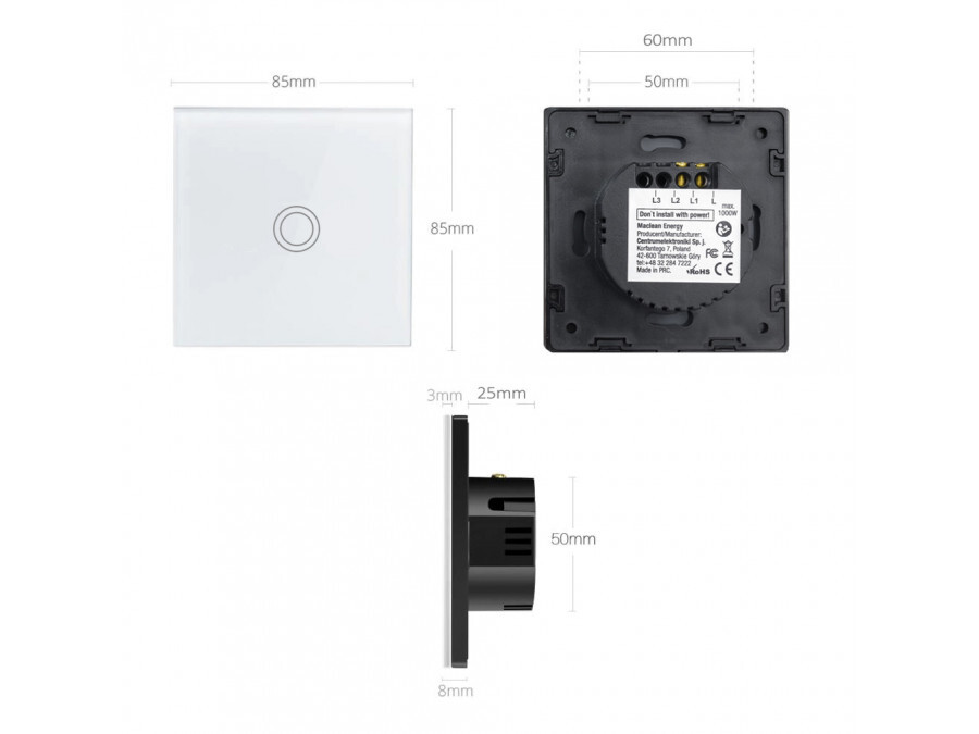 Maclean Mce702w Wymiary