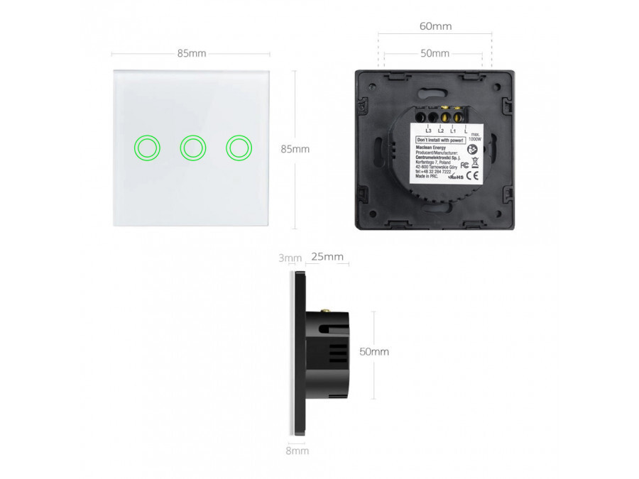Maclean Mce705w Wymiary
