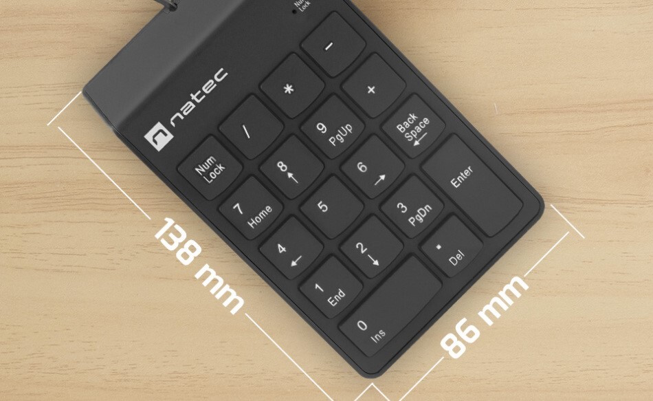 Natec Goby 2 Wymiary