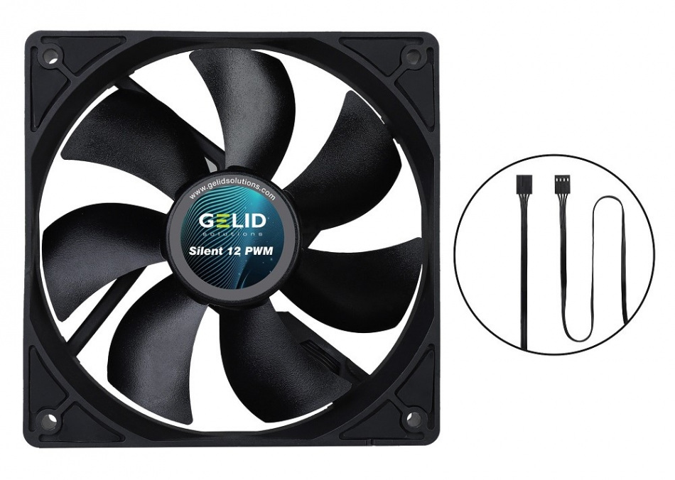 Gelid Silent 12 Pwm Black