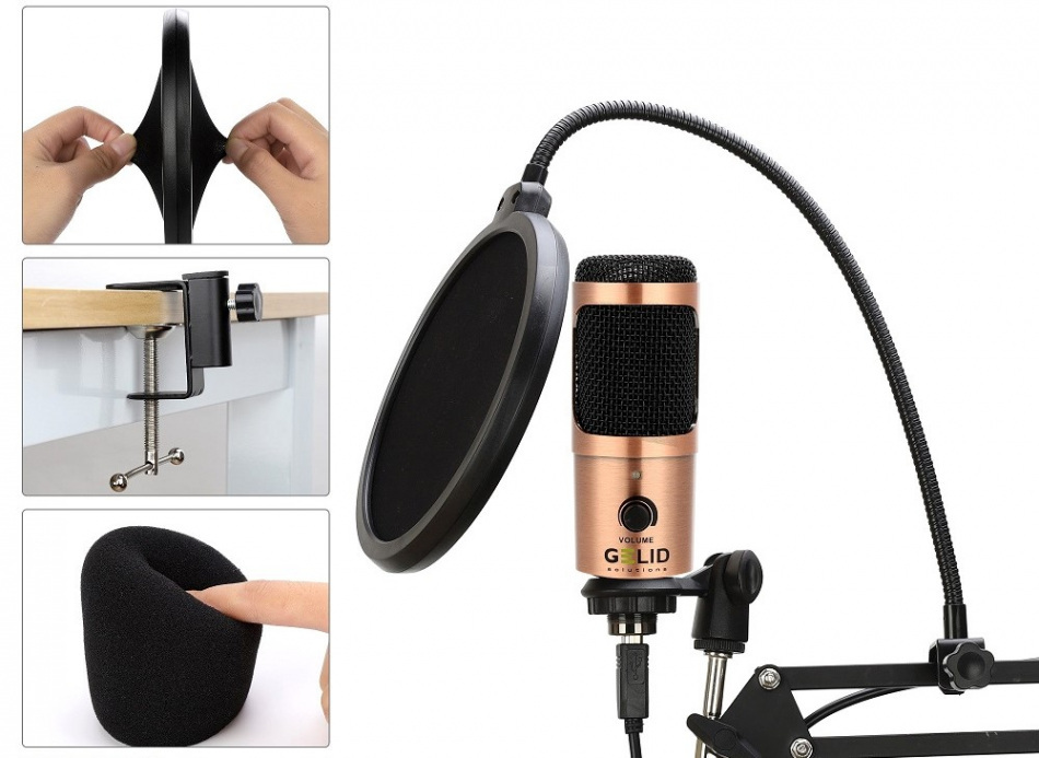 Gelid Usb Microphone Set