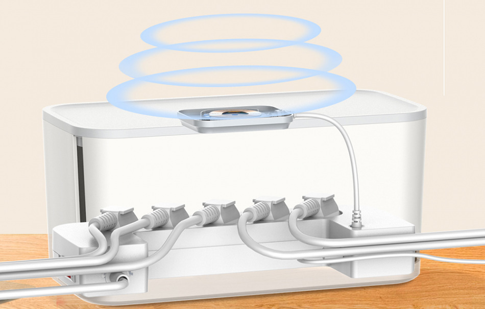 Pol Pl Listwa Zasilajaca Z Organizerem 5x Ac 3x Usb Ldnio Sn5309w 2