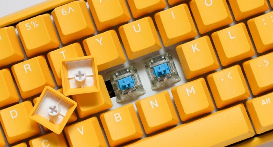 Ducky One 3 Yellow Mini Mx Blue Rgb