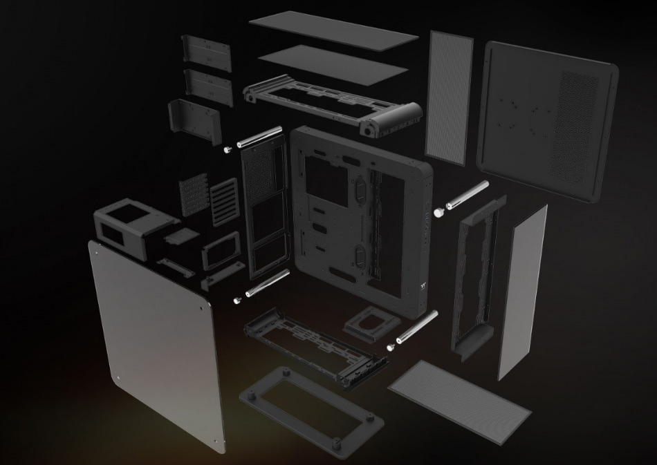 Thermaltake Core P6 Tg Black Modulowosc