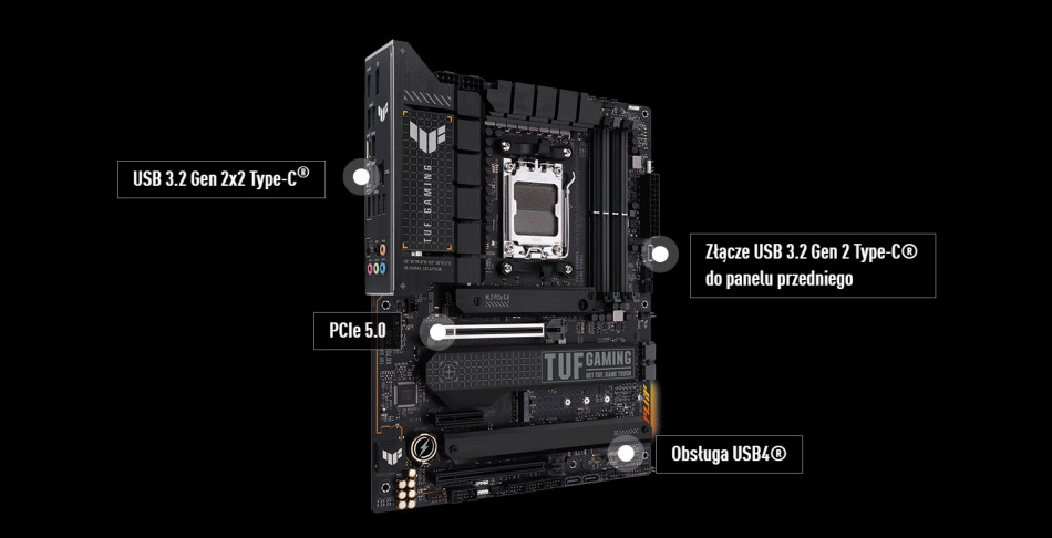 Tuf Gaming X670e Plus Polaczenia