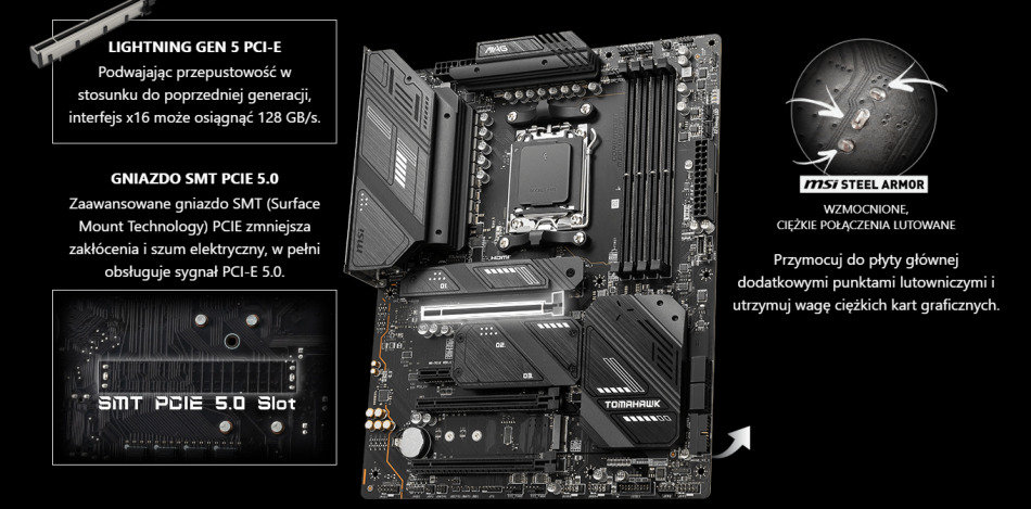 Msi Mag X670e Tomahawk Wifi Steelarmor