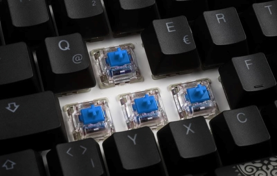 Ducky Shine 7 Mx Blue Rgb Czarna Przelaczniki
